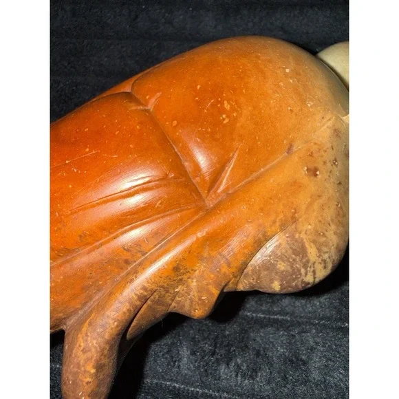 Chinese Soapstone Statue Carving Shou Lao God of Longevity Figurine 9.5" - Picture 10 of 10